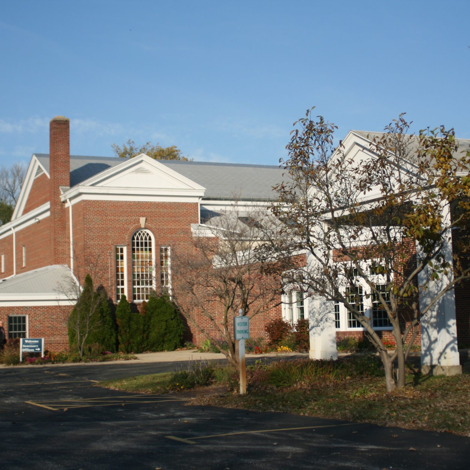 Church from parking lot – Fairplain Presbyterian Church